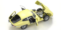 Kyosho - 1/18 Jaguar E-Type (Pale Primrose) Diecast Model
