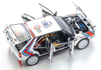 Kyosho - 1/18 Lancia Delta HF 4WD Monte Carlo "Team Lancia Martini" 1987 #6 Diecast Model