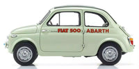 Kyosho - 1/18 Fiat Nuova 500 Elaborazione Abarth Record Green Celeste Diecast Model