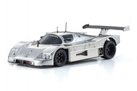 Kyosho - MINI-Z RWD MR04 Sauber-Mercedes Gruppe-C Rennsportwagen C 9, Chrome Silver w/Gyro