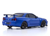 Kyosho - Mini-Z AWD MA-020 Nissan Skyline GT-R (R34) V.spec II Nur Metallic Blue