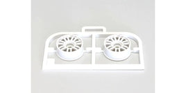 Kyosho - 0 Offset White Narrow Wheels for Mini - Z RWD, 2 pc - Hobby Recreation Products