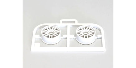 Kyosho - 0 Offset White Narrow Wheels for Mini - Z RWD, 2 pc - Hobby Recreation Products