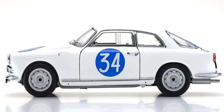 Kyosho - 1/18 Scale Alfa Romeo Giulietta SV Targa Florio #34 Model Diecast Car - Hobby Recreation Products
