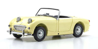 Kyosho - 1/18 Scale Austin Healey Sprite Primrose/Yellow Model Diecast Car - Hobby Recreation Products