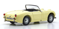 Kyosho - 1/18 Scale Austin Healey Sprite Primrose/Yellow Model Diecast Car - Hobby Recreation Products