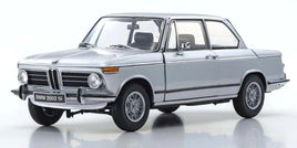 Kyosho - 1/18 Scale BMW 2002 Tii Silver Model Diecast Car - Hobby Recreation Products
