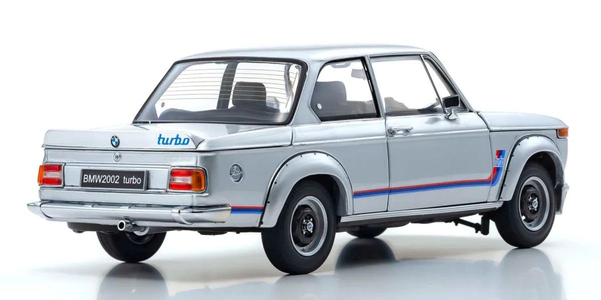 1/18 Scale BMW 2002 Turbo Silver Model| Hobby Recreation Products