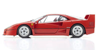 Kyosho - 1/18 Scale Ferrari F40 Model Diecast Car (Red) - Hobby Recreation Products