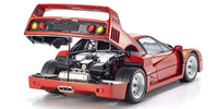 Kyosho - 1/18 Scale Ferrari F40 Model Diecast Car (Red) - Hobby Recreation Products