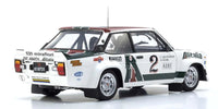 Kyosho - 1/18 Scale Fiat 131 Abarth 1978 Monte Carlo #2 Model Diecast Car - Hobby Recreation Products
