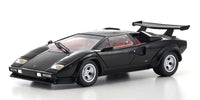 Kyosho - 1/18 Scale Lamborghini Countach LP5000 Quattrovalvole Black Model Diecast Car - Hobby Recreation Products