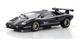 Kyosho - 1/18 Scale Lamborghini Countach LP500R Black Model Diecast Car - Hobby Recreation Products