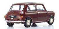 Kyosho - 1/18 Scale Morris Mini Minor Cherry Red Model Diecast Car - Hobby Recreation Products
