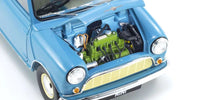 Kyosho - 1/18 Scale Morris Mini Minor Clipper Blue Model Diecast Car - Hobby Recreation Products