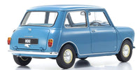 Kyosho - 1/18 Scale Morris Mini Minor Clipper Blue Model Diecast Car - Hobby Recreation Products
