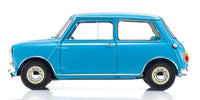 Kyosho - 1/18 Scale Morris Mini Minor Clipper Blue Model Diecast Car - Hobby Recreation Products