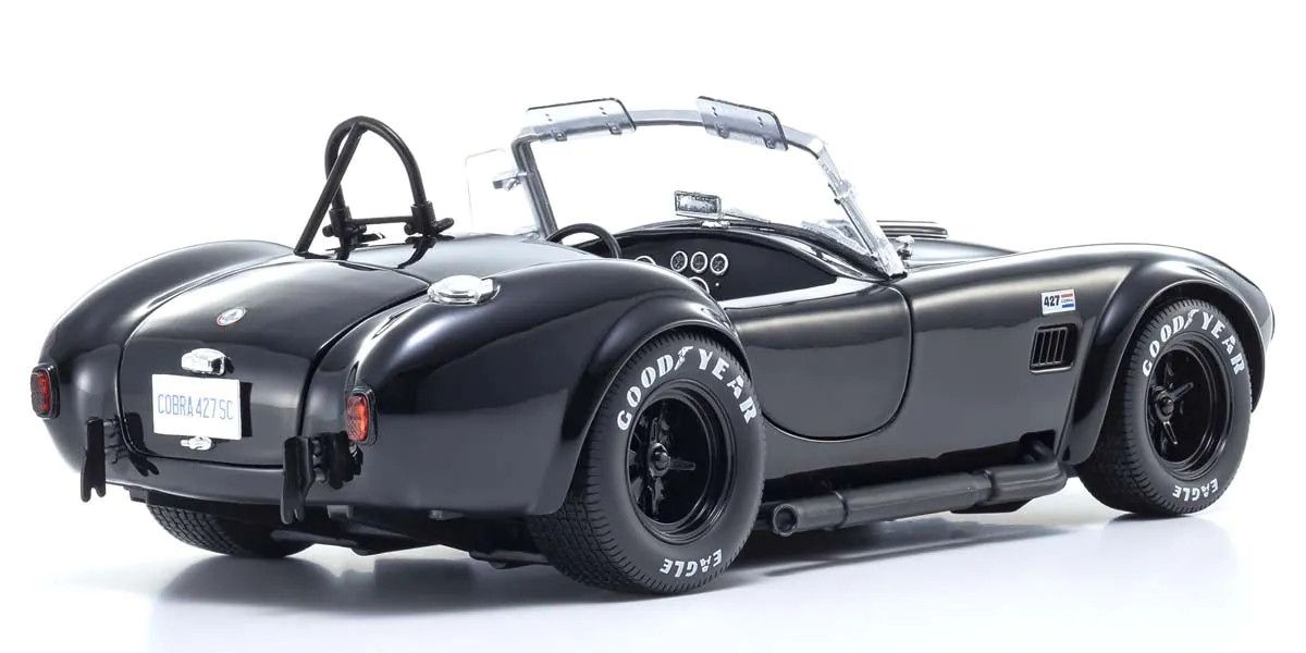 1/18 Scale Shelby Cobra 427 S/C Black| Hobby Recreation Products