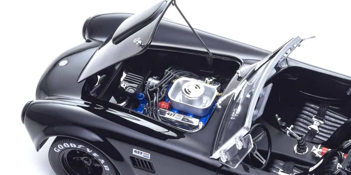 1/18 Scale Shelby Cobra 427 S/C Black| Hobby Recreation Products