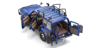 Kyosho - 1/18 Scale Toyota Land Cruiser 60 with Optional Parts Blue Model Diecast Car - Hobby Recreation Products