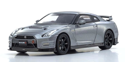 Kyosho - 1/43 Scale Nissan GT-R R35 NISMO Grand Touring Die Cast Car (Gray) - Hobby Recreation Products