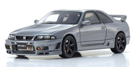 Kyosho - 1/43 Scale Nissan Skyline GT-R R33 NISMO Grand Touring Die Cast Car (Gray) - Hobby Recreation Products