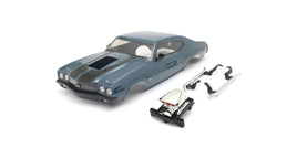 Kyosho - 1970 Chevy Chevelle Supercharged VE, Dark Blue Decoration Body Set - Hobby Recreation Products