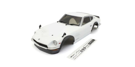 Kyosho - 1971 Datsun 240Z Tuned Version White Decoration Body Set - Hobby Recreation Products