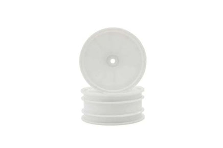 Kyosho - 2.2 Dish Wheel (Front/White/2pcs) - Hobby Recreation Products