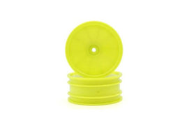 Kyosho - 2.2 Dish Wheel (Front/Yellow/2pcs) - Hobby Recreation Products