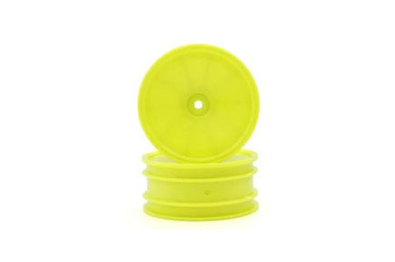 Kyosho - 2.2 Dish Wheel (Front/Yellow/2pcs) - Hobby Recreation Products