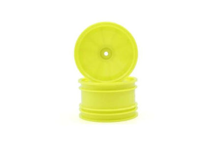 Kyosho - 2.2 Dish Wheel (Rear/Yellow/2pcs) - Hobby Recreation Products