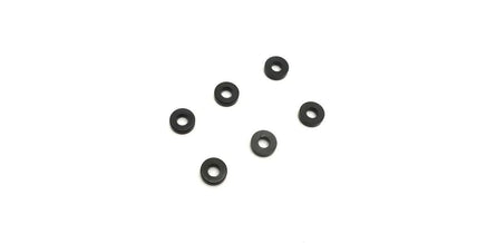 Kyosho - Aluminum Collar (3x7x2mm/Black/6pcs) - Hobby Recreation Products