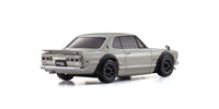Kyosho - ASC MA-020 Nissan Skyline 2000GT-R (KPGC10) Tuned Version Body, Silver - Hobby Recreation Products
