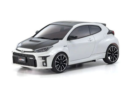 Kyosho - ASC MA - 020 Toyota GRMN Yaris Rally Package Platinum White Pearl Mica - Hobby Recreation Products