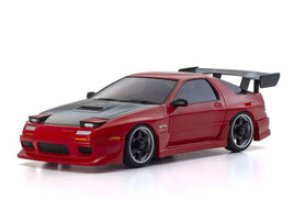 Kyosho - ASC Mazda Savanna RX - 7 FC3S with Aero Kit Hood, Red - Hobby Recreation Products