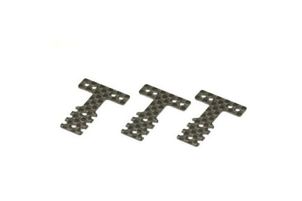 Kyosho - Carbon Rear Sus Plate (Soft/MM/LM/MM2/3pcs) - Hobby Recreation Products