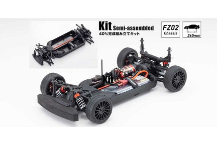 Kyosho - Fazer Mk2 FZ02 Chassis Kit RC Electric Powered 4WD Car - Hobby Recreation Products