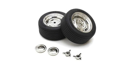 Kyosho - Glued Classic Rally Tire FZ02(M), Plating, 2pcs - Hobby Recreation Products