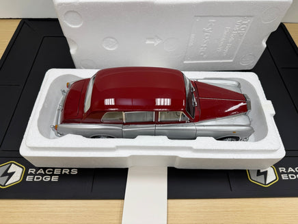 Kyosho KYO08905SR 1/18 Scale Rolls Royce Phantom VI Silver/Red Model Diecast Car - Hobby Recreation Products