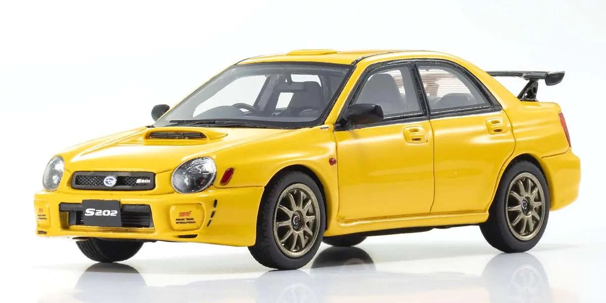 Kyosho Original Diecast 1/43 Subaru Impreza S202 Yellow| Hobby 