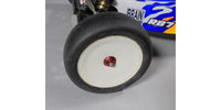 Kyosho - M4 Aluminum Serrated Flange Nut, Red (4pcs) - Hobby Recreation Products