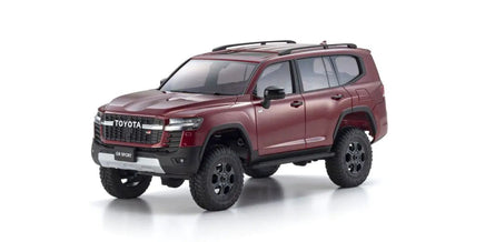 Kyosho - Mini - Z 4x4 Toyota Land Cruiser 300 GR Sport MX - 01 Readyset, Dark Red Mica Metallic - Hobby Recreation Products