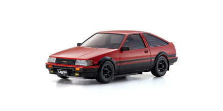 Kyosho - Mini - Z ASC Toyota Corolla Levin AE86 Red/Black Body Only - Hobby Recreation Products