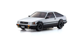 Kyosho - Mini - Z ASC Toyoto Corolla Levin AE86 White/Black Body Only - Hobby Recreation Products