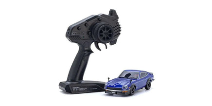 Kyosho - MINI - Z AWD Nissan Fairlady 240Z - L Tuned Version, Metallic Blue - Hobby Recreation Products