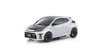 Kyosho - MINI - Z AWD Toyota GRMN Yaris Rally Package Platinum White Pearl Mica - Hobby Recreation Products