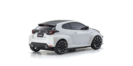 Kyosho - MINI - Z AWD Toyota GRMN Yaris Rally Package Platinum White Pearl Mica - Hobby Recreation Products