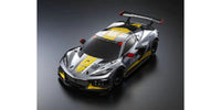 Kyosho - Mini - Z RWD MR - 04 readyset Chevrolet Corvette C8.R Chrome/Yellow Kyosho America 20th Anniversary - Hobby Recreation Products