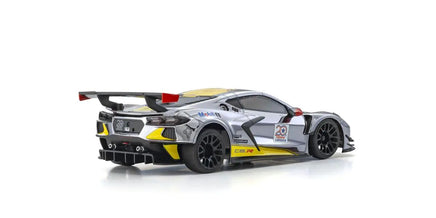 Kyosho - Mini - Z RWD MR - 04 readyset Chevrolet Corvette C8.R Chrome/Yellow Kyosho America 20th Anniversary - Hobby Recreation Products